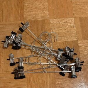 Silver Metal Clip Hangers